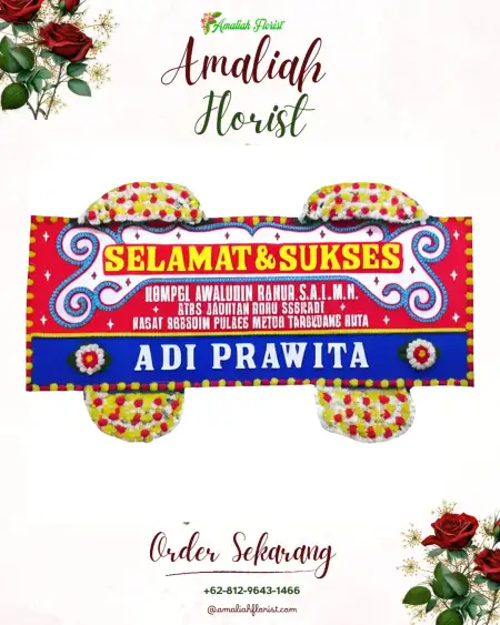 Papan Bunga Ucapan Selamat Tanjung Balai